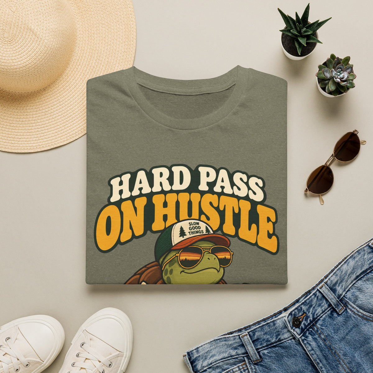 Hard Pass Turtle T-Shirt