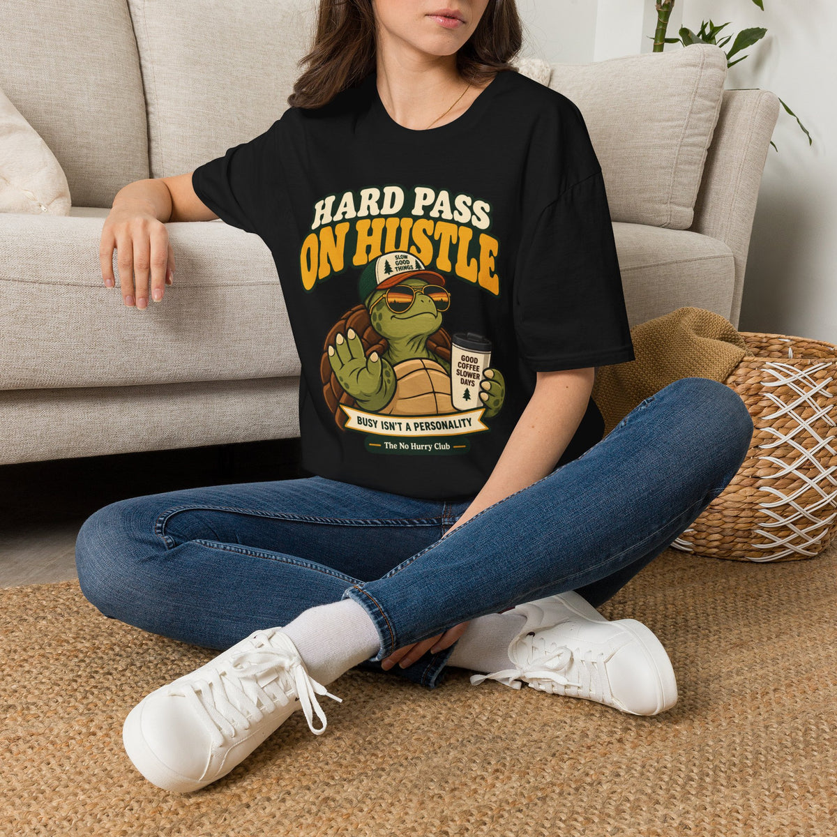 Hard Pass Turtle T-Shirt