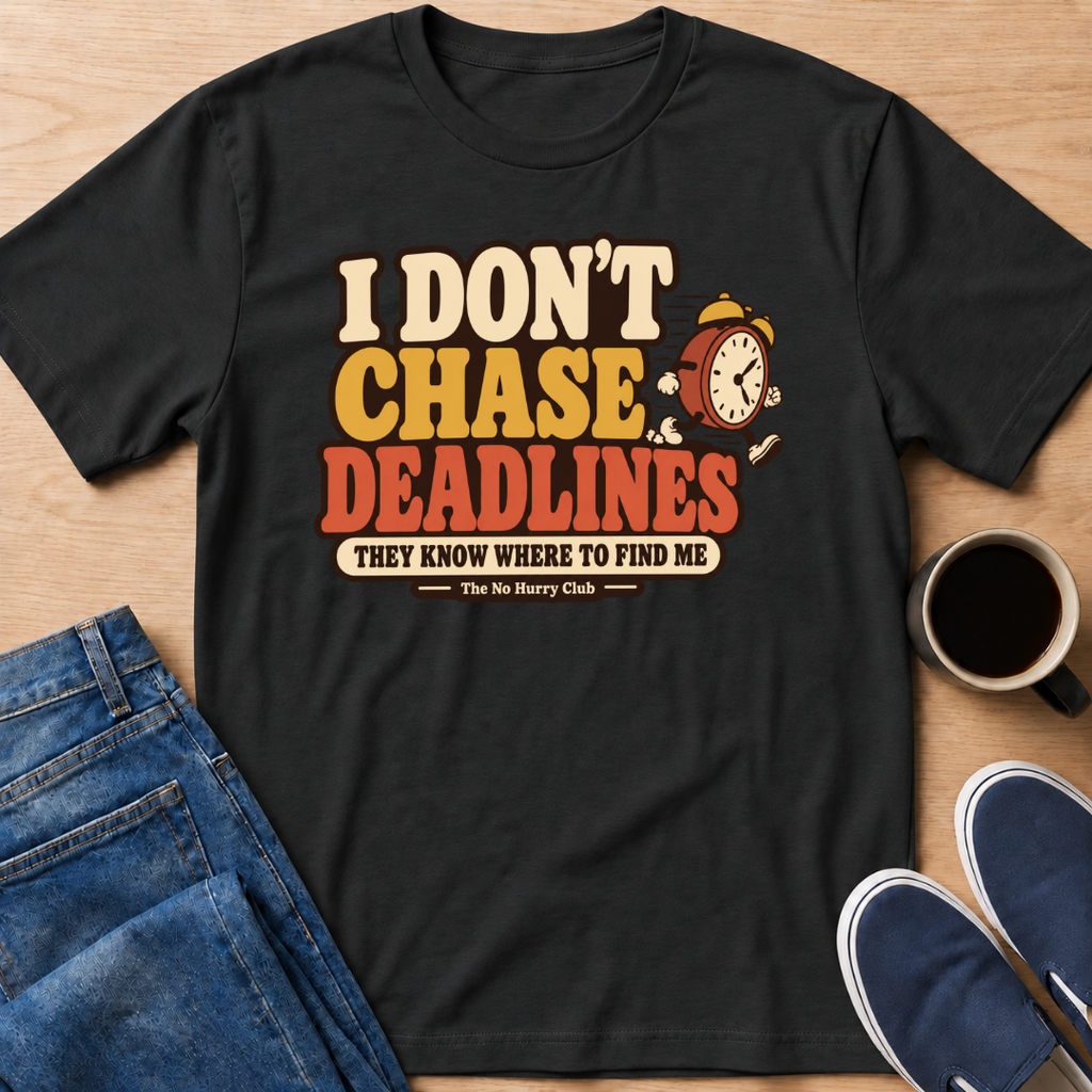 I Don't Chase Deadlines T-Shirt
