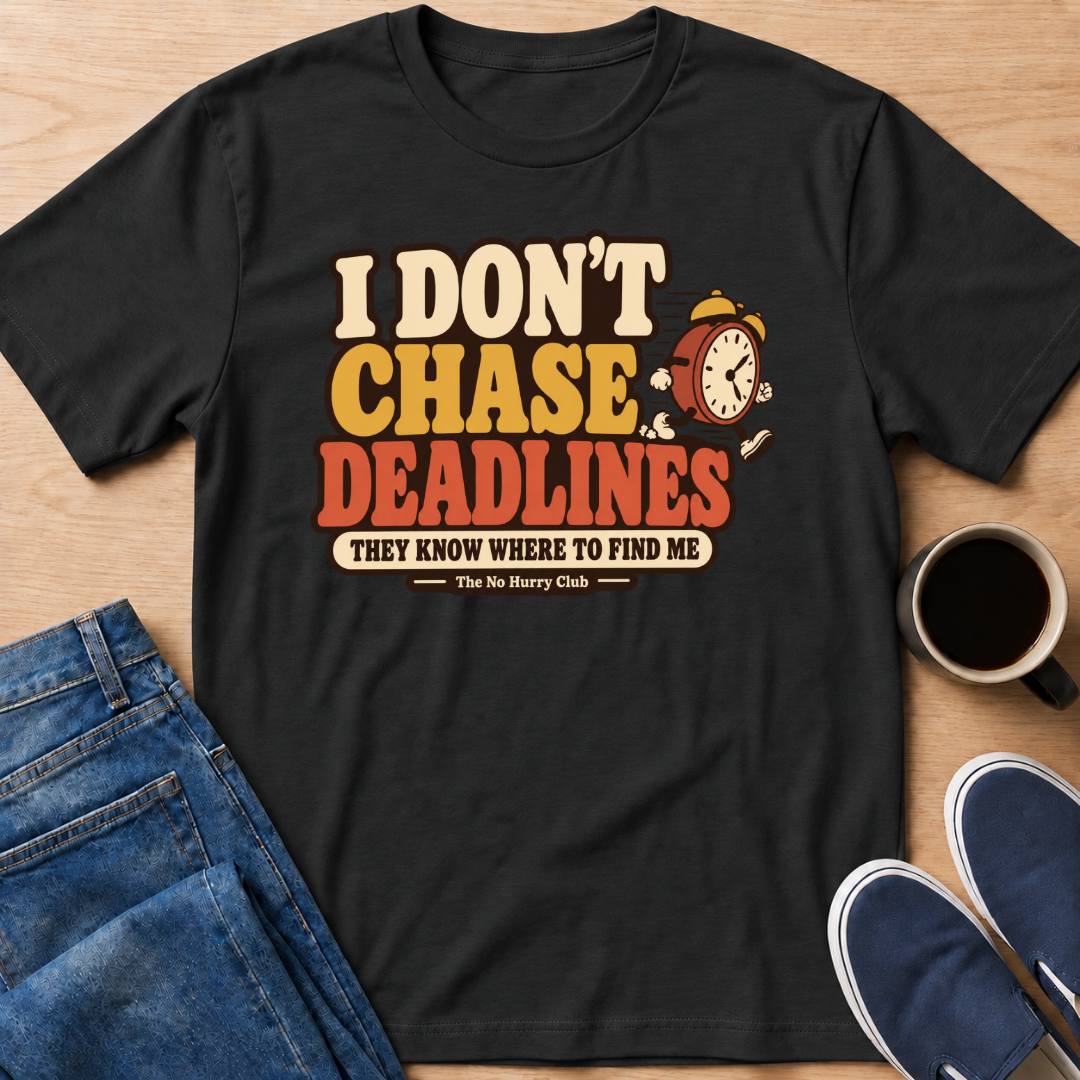 I Don't Chase Deadlines T-Shirt