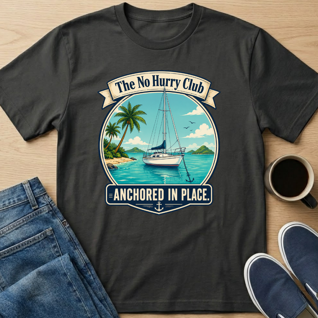 Anchored in Place Sailboat T-Shirt
