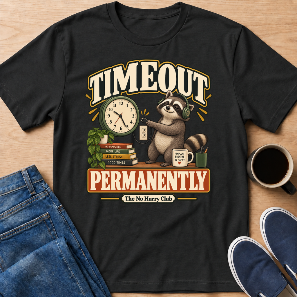 Timeout Raccoon T-Shirt