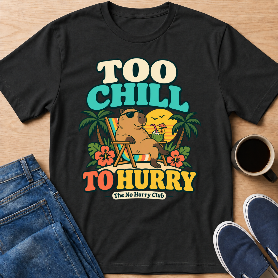 Too Chill Capybara T-Shirt