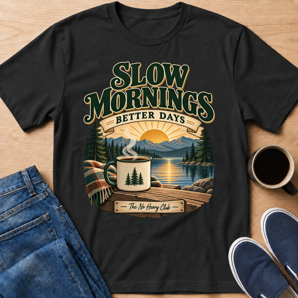 Lake Slow Mornings T-Shirt