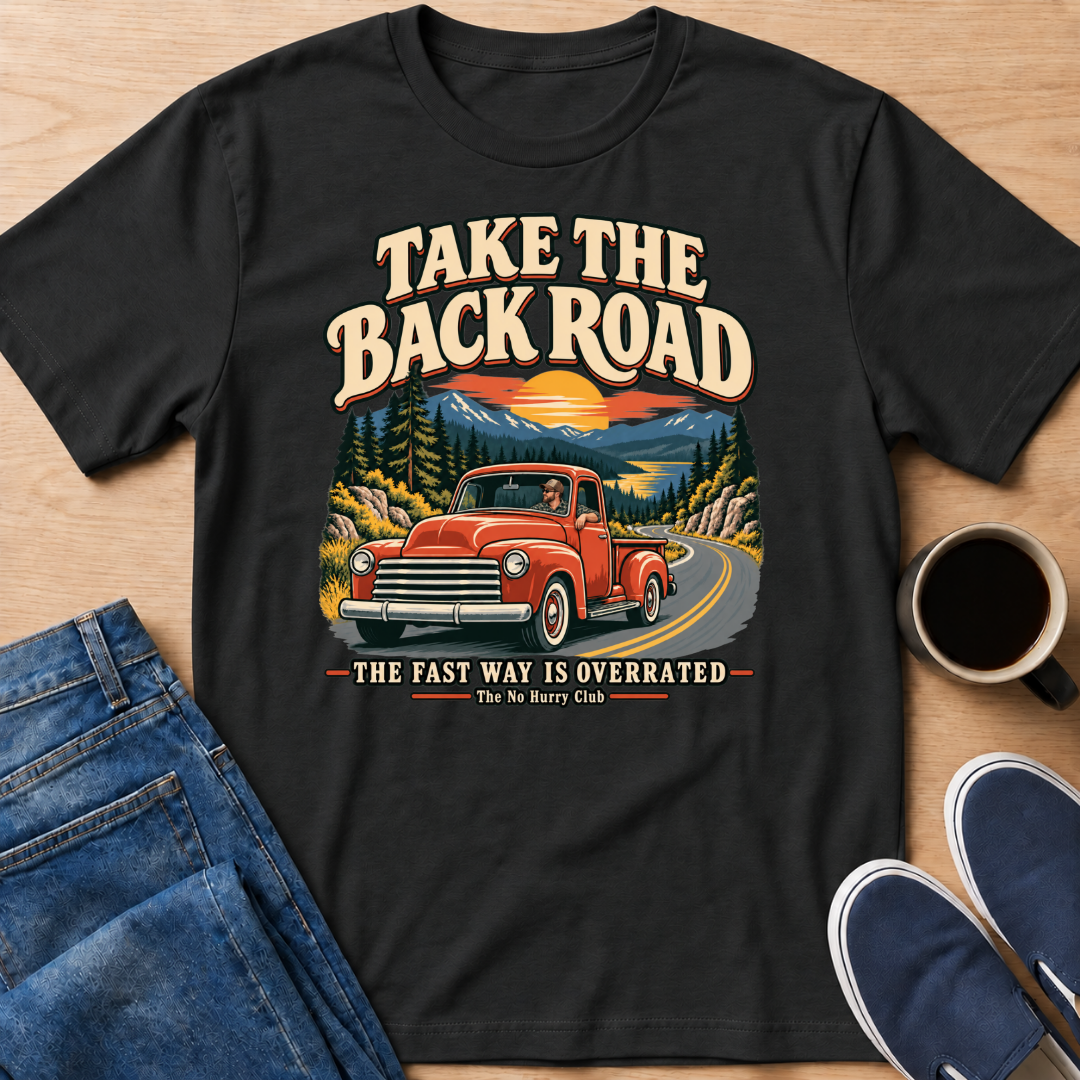 Back Road Red Truck T-Shirt