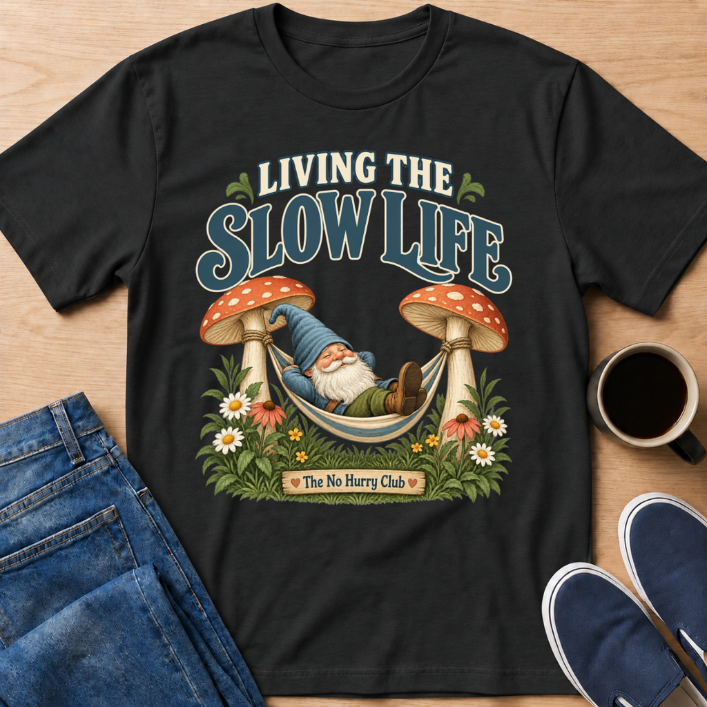 Slow Life Gnome T-Shirt