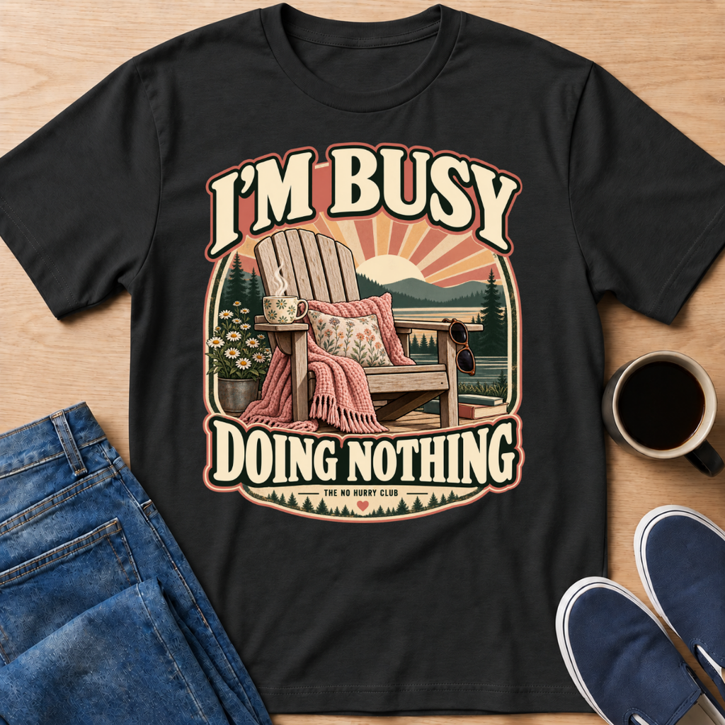 I'm Busy Pink T-Shirt