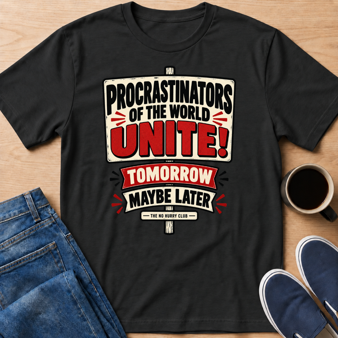 Procrastinators Unite T-Shirt