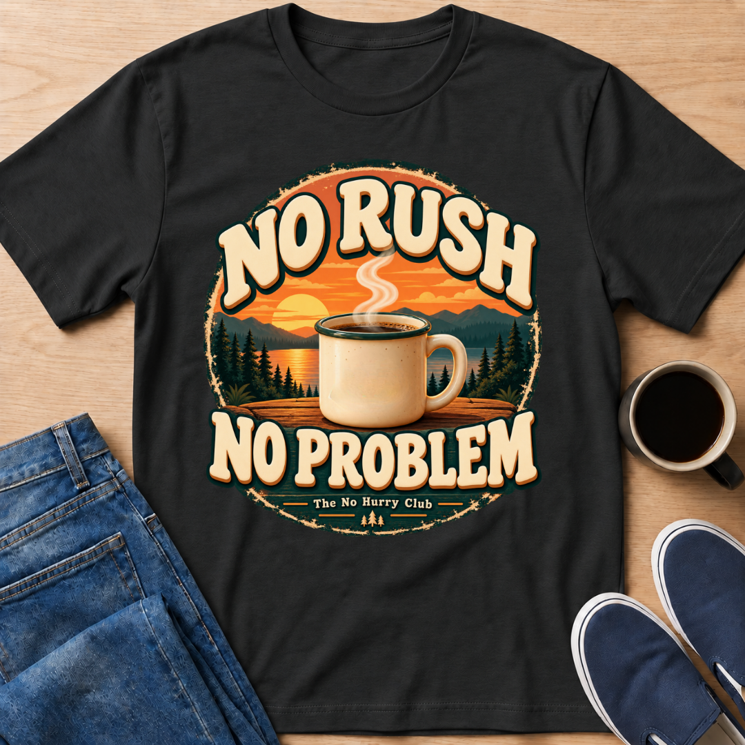 No Rush Mug T-Shirt