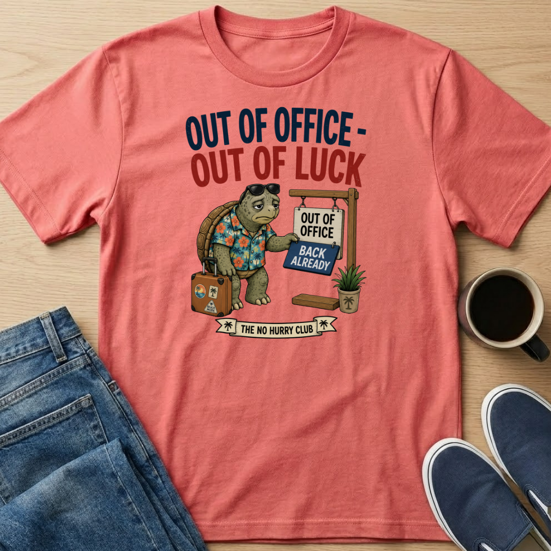 Out Of Office Turtle T-Shirt