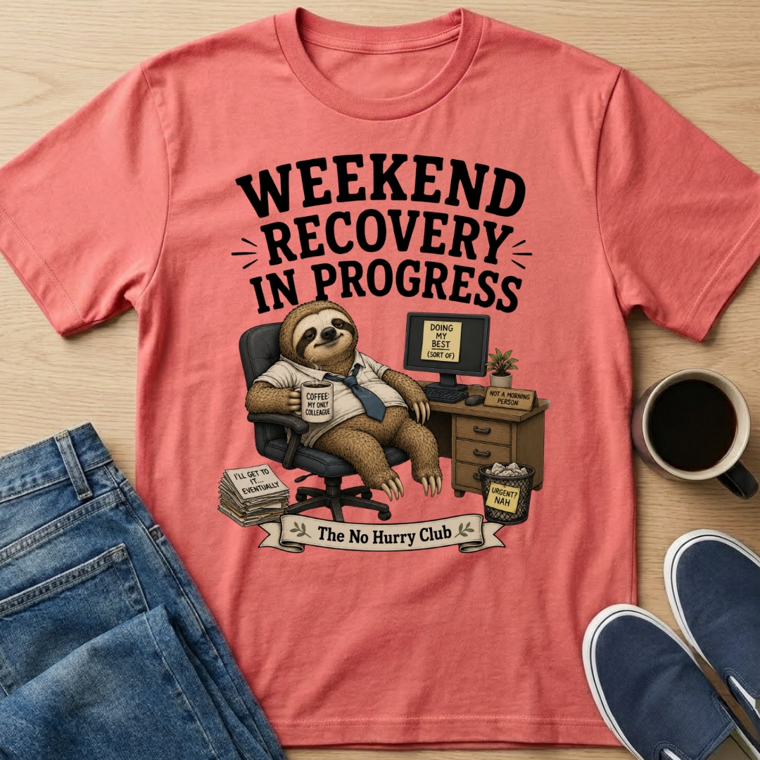 Weekend Recovery In Progress T-Shirt