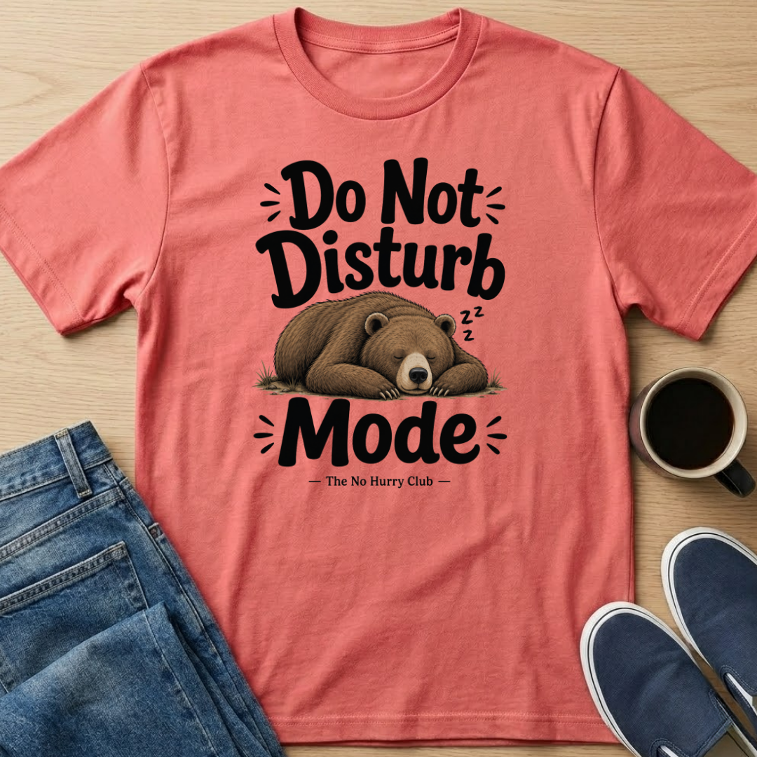 Do Not Disturb Mode Bear T-Shirt
