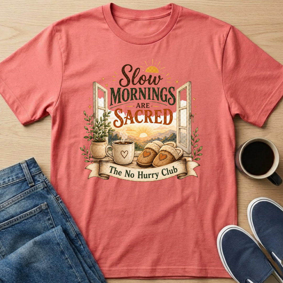 Slow Mornings Are Sacred T-Shirt