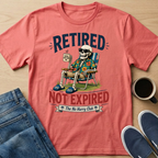 Retired Not Expired Skelly T-Shirt