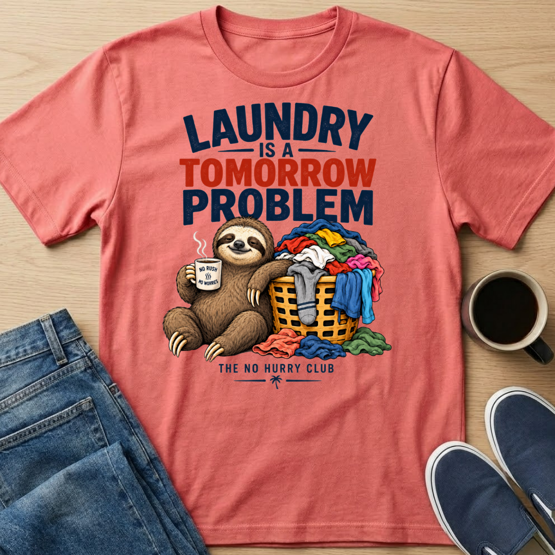 Laundry Is A Tomorrow Problem T-Shirt