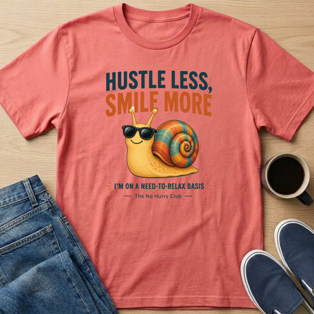 Hustle Less Snail T-Shirt