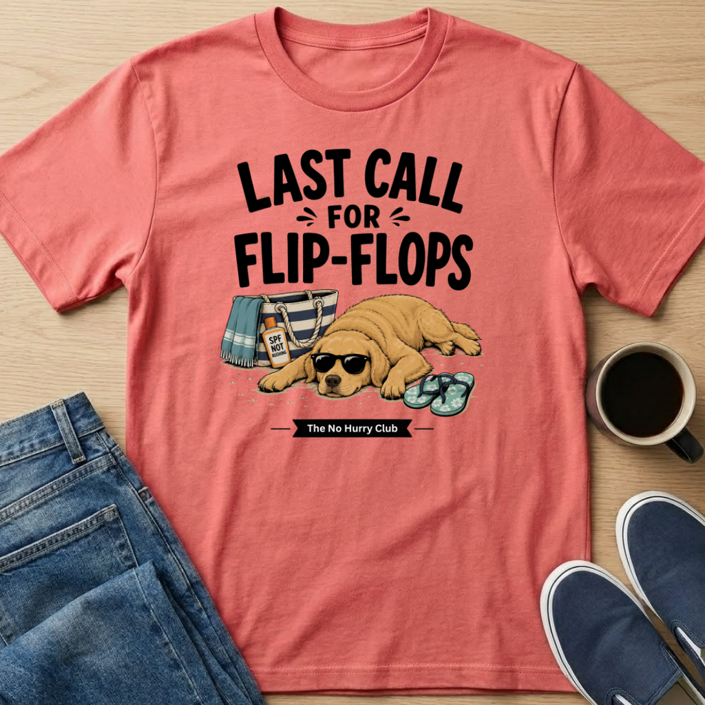 Last Call For Flip-Flops T-Shirt