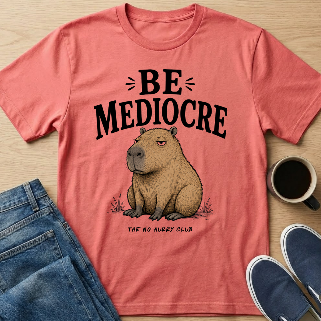 Be Mediocre Capybara T-Shirt