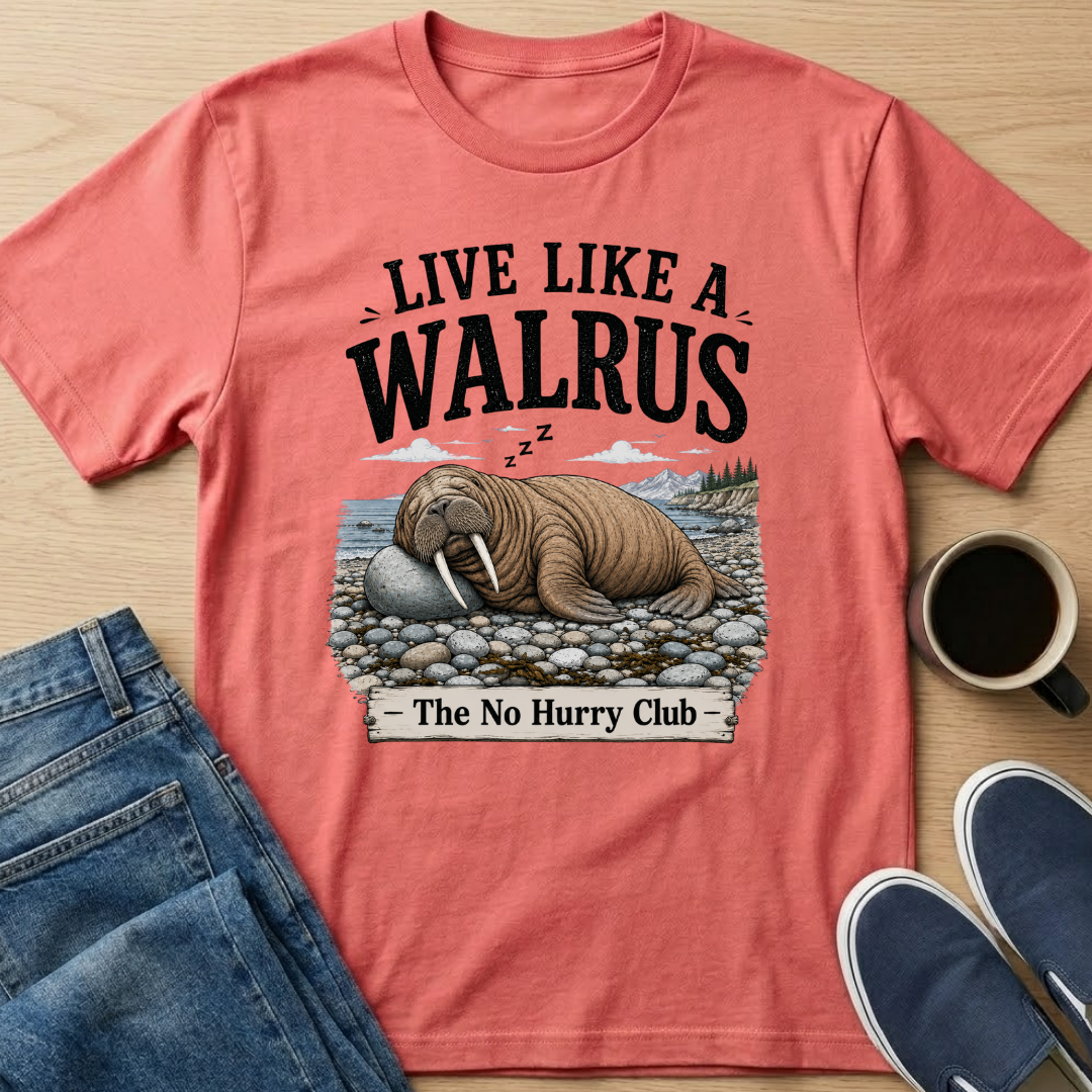 Live Like A Walrus T-Shirt