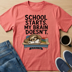 School Starts Sloth T-Shirt
