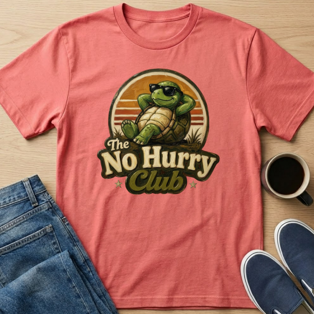 Turtle Sunset Painting T-Shirt