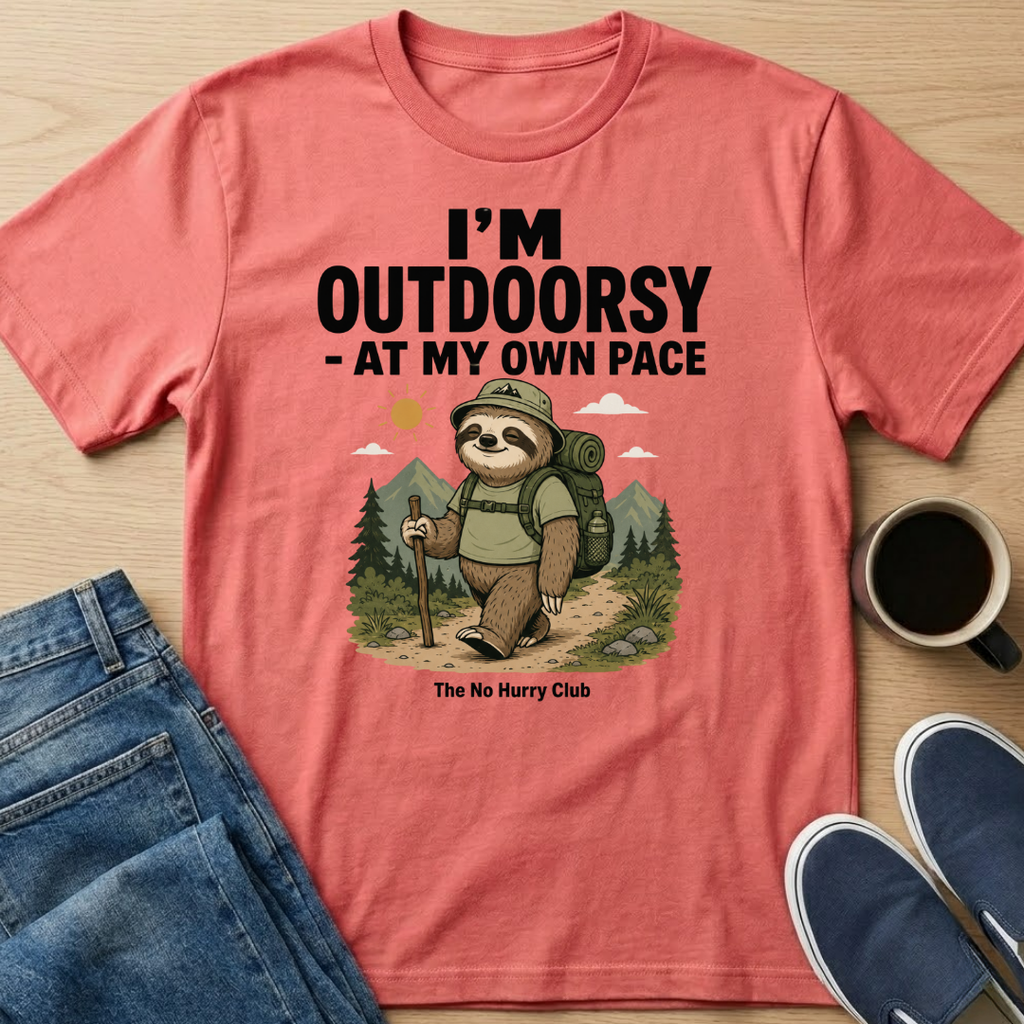 I'm Outdoorsy Sloth T-Shirt