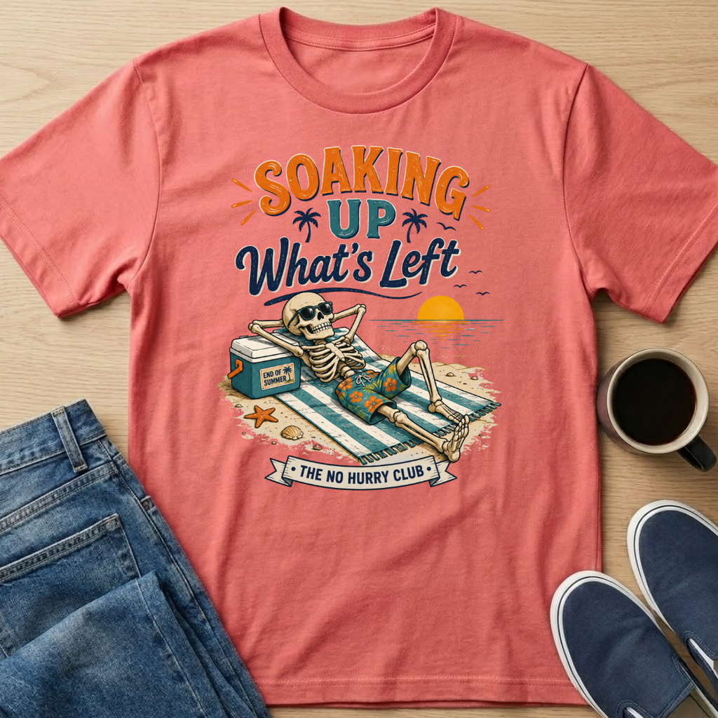 Soaking Up What's Left Skelly T-Shirt