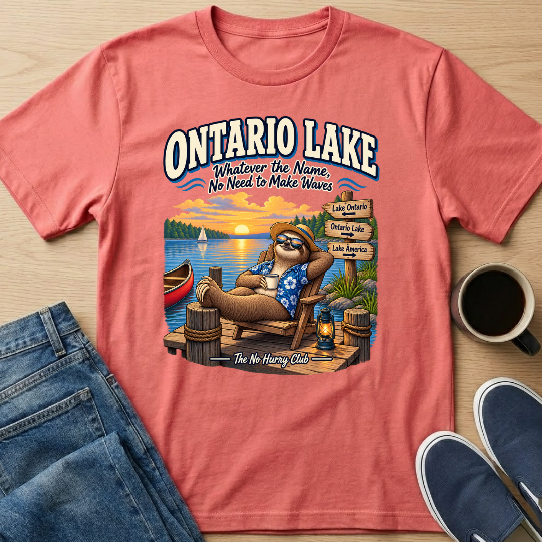 Ontario Lake Waves T-Shirt