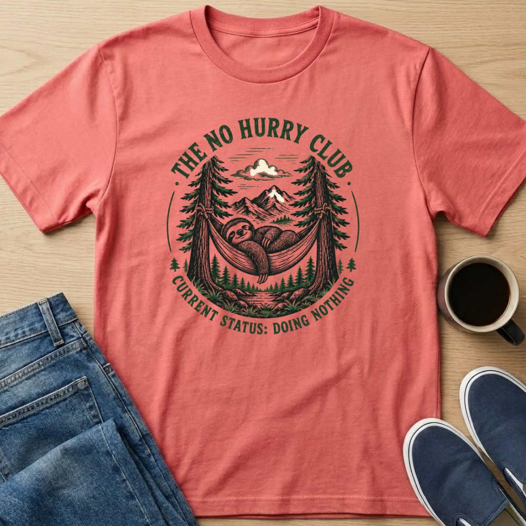 Doing Nothing Sloth T-Shirt