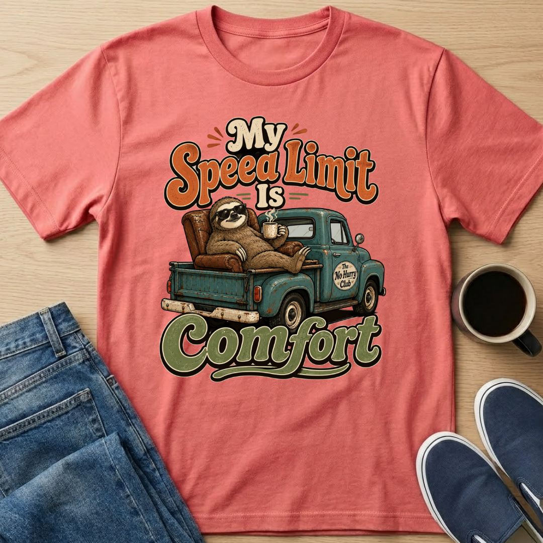 My Speed Limit Sloth T-Shirt