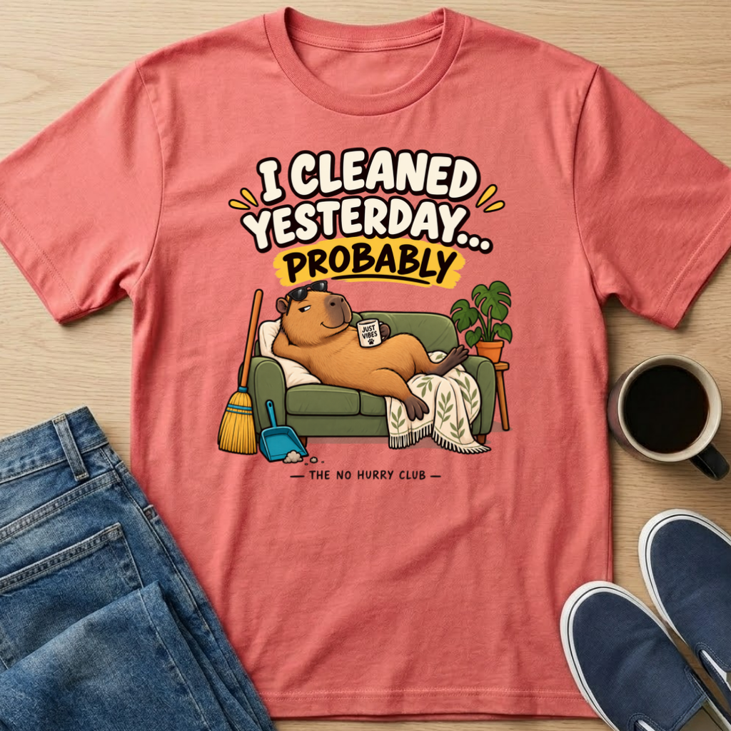 I Cleaned Yesterday T-Shirt