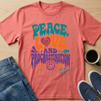 Peace, Love and Procrastination T-Shirt