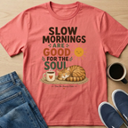 Slow Mornings Cat T-Shirt