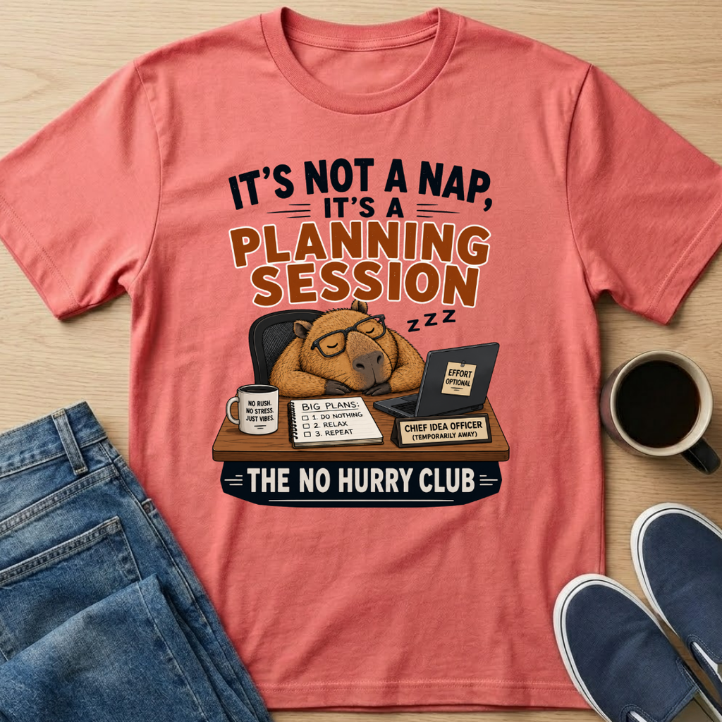 It's Not A Nap Capybara T-Shirt