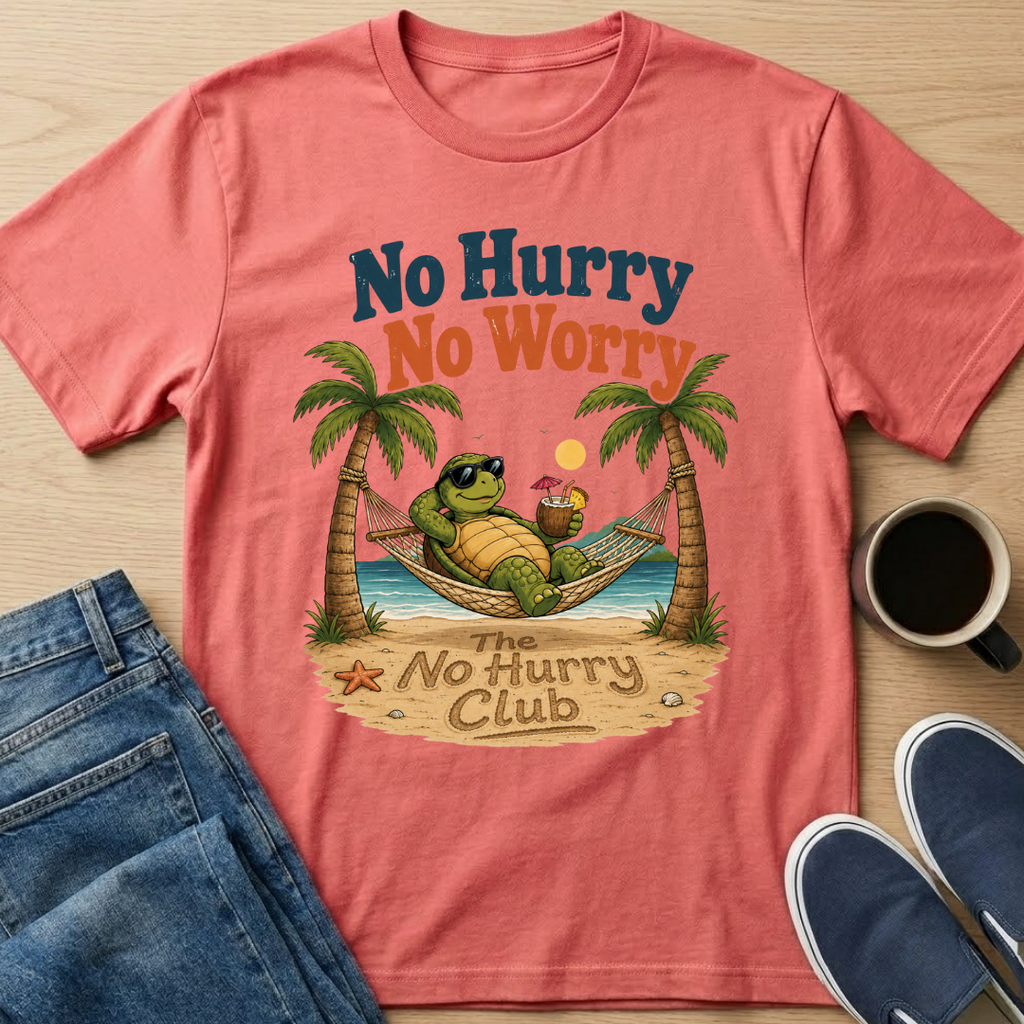No Hurry No Worry Hammock T-Shirt