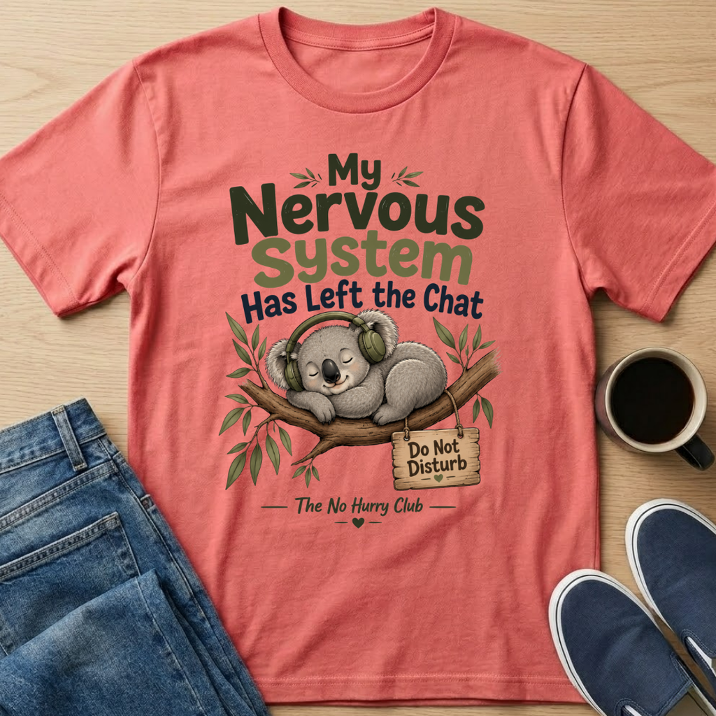 Left The Chat Koala T-Shirt