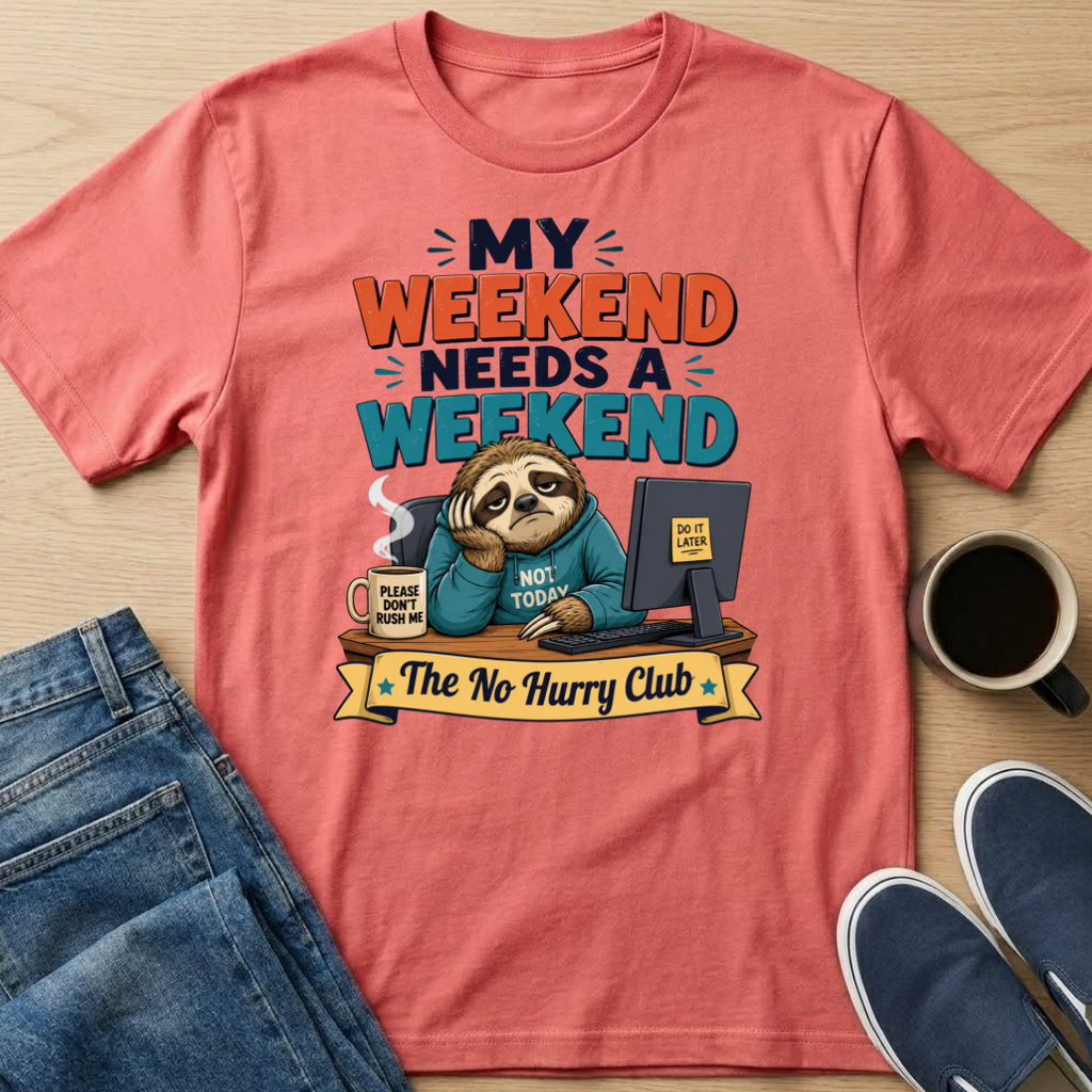 My Weekend Sloth T-Shirt