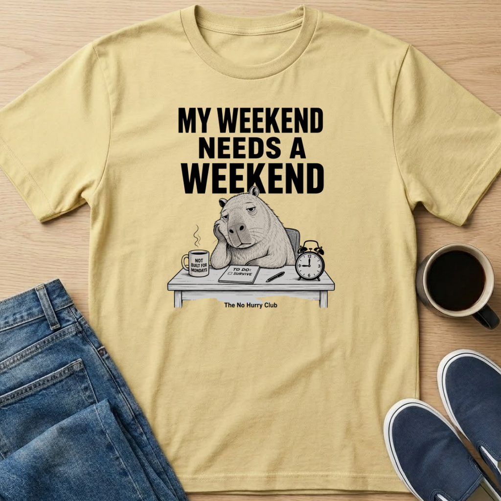 My Weekend Needs A Weekend T-Shirt