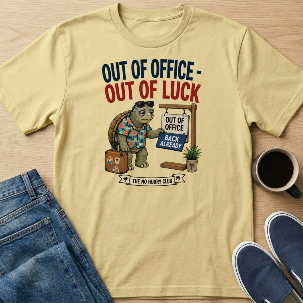 Out Of Office Turtle T-Shirt