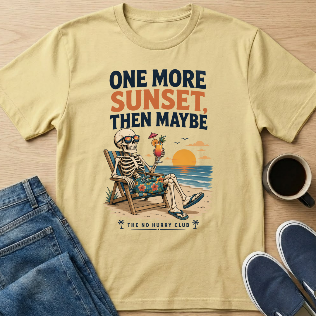 One More Sunset Skelly T-Shirt