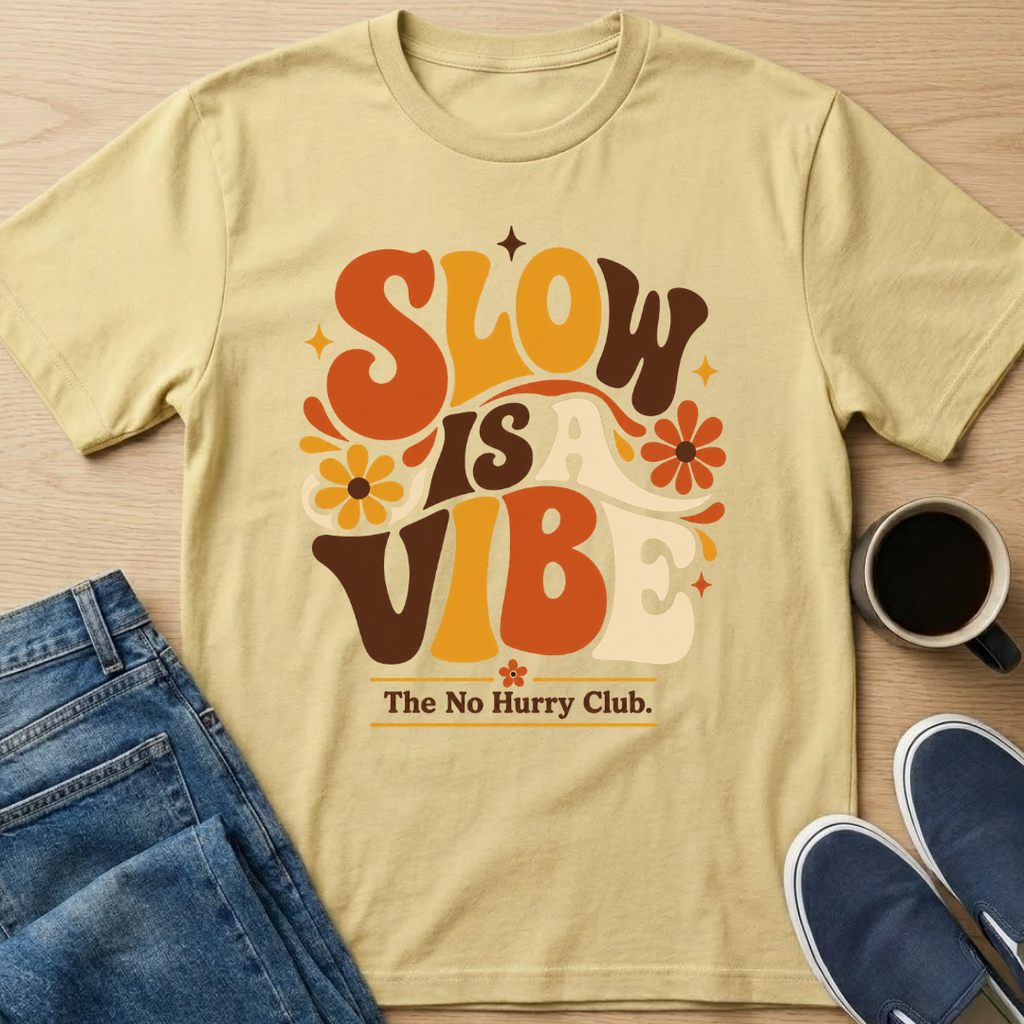 70's Slow Is A Vibe T-Shirt
