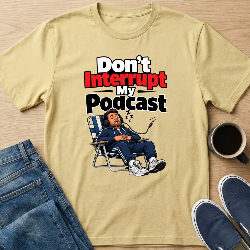 Podcast Man T-Shirt