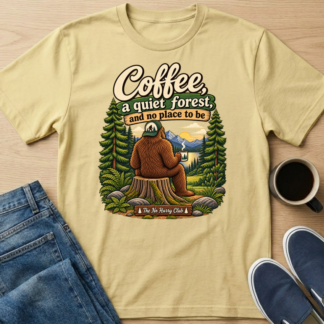Sasquatch & Coffee T-Shirt
