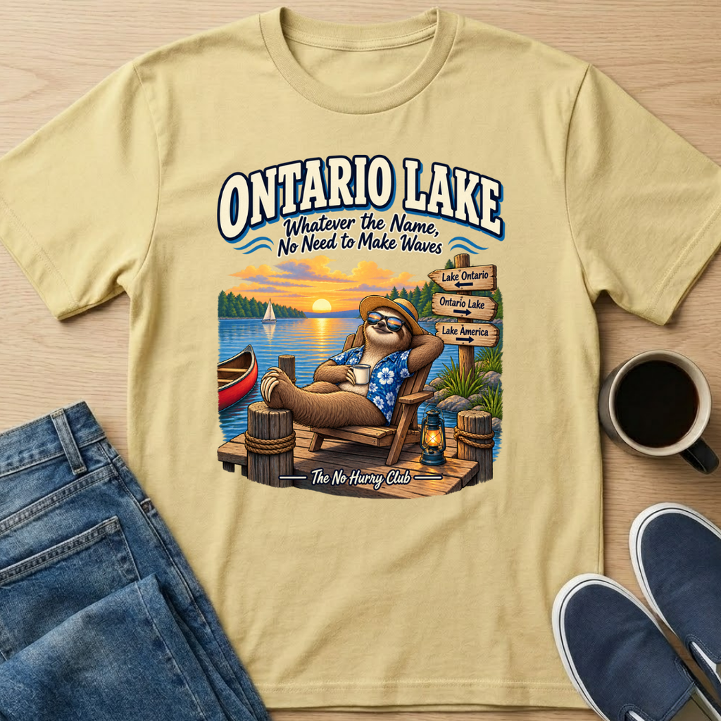 Ontario Lake Waves T-Shirt