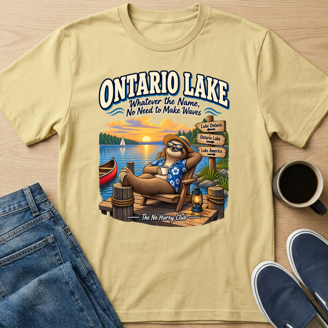 Ontario Lake Waves T-Shirt