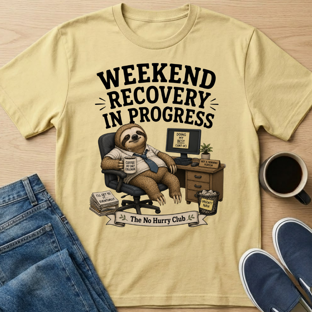 Weekend Recovery In Progress T-Shirt