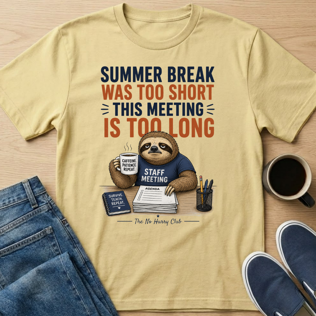 Summer Break Was Too Short T-Shirt