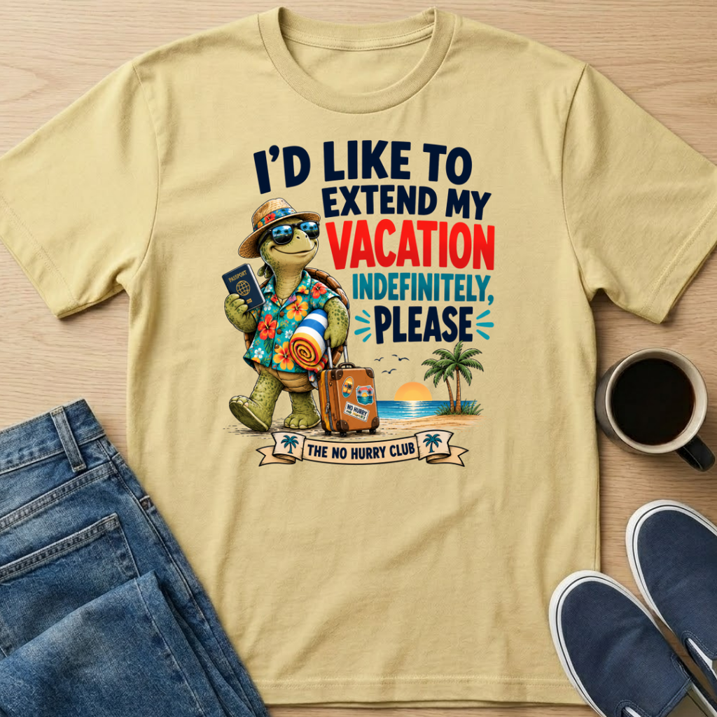 I'd Like To Extend My Vacation T-Shirt