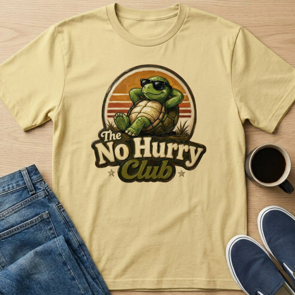 Turtle Sunset Painting T-Shirt