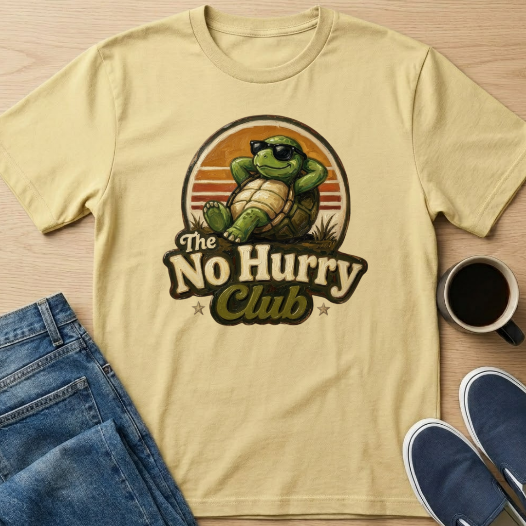 Turtle Sunset Painting T-Shirt
